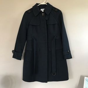 Women’s Petite Navy Coat